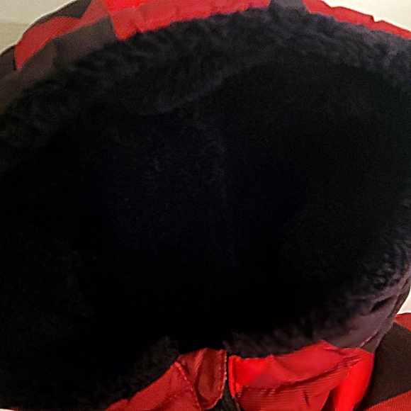 Swiss Tech Toddler Red & Black Plaid Puffer Jacket size 4t - Picture 5 of 11